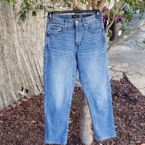 Banana Republic Mid Rise Straight Leg Jeans